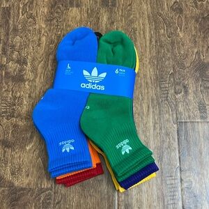 Adidas Originals Quarter Multi Sport Socks 6 Pack